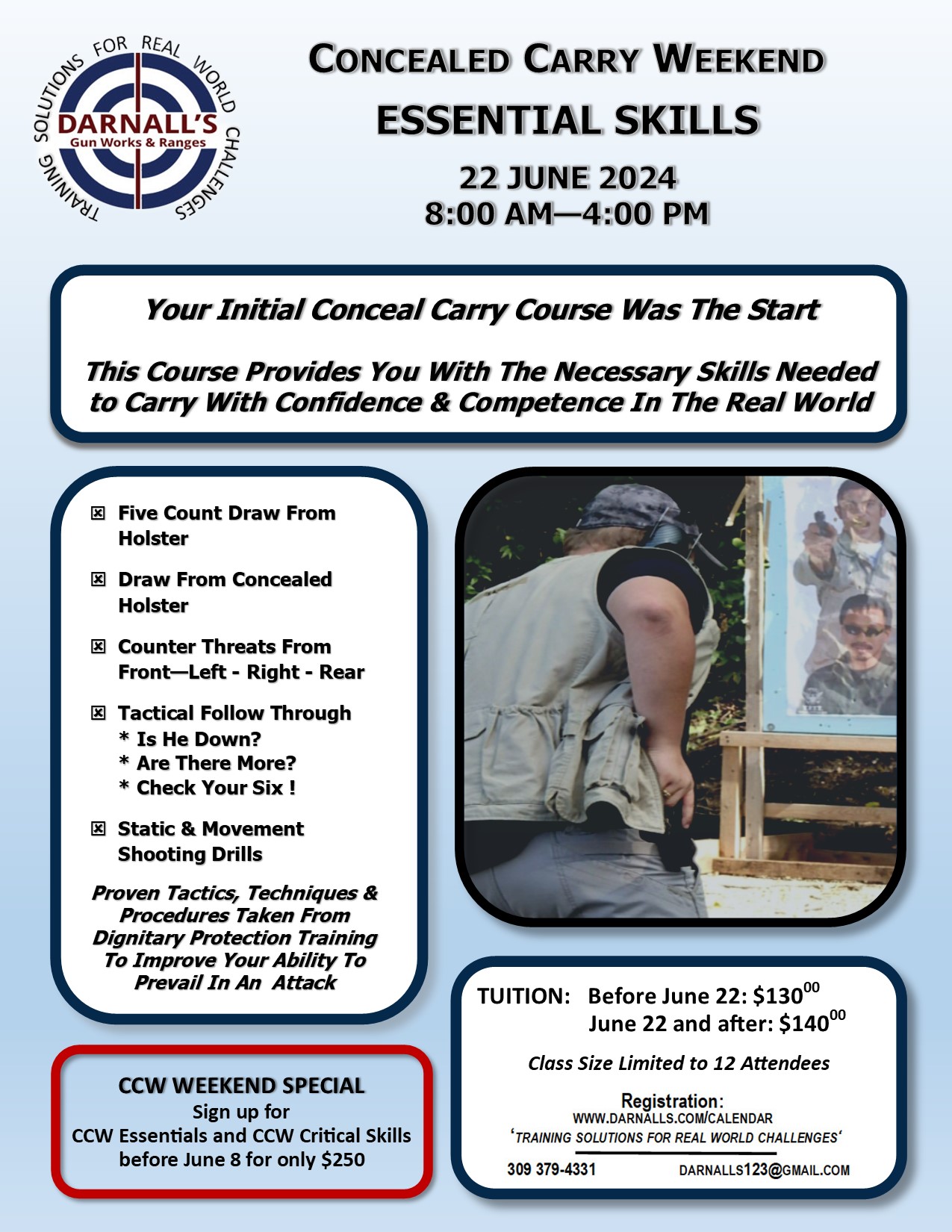 CONCEALED CARRY ESSENTIAL SKILLS Firearm Training of Illinois
